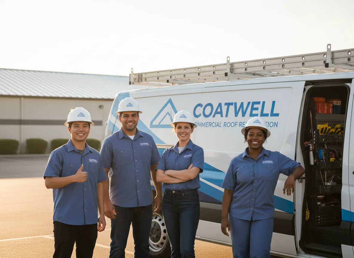 Commercial roof coating company in Woodside, DE